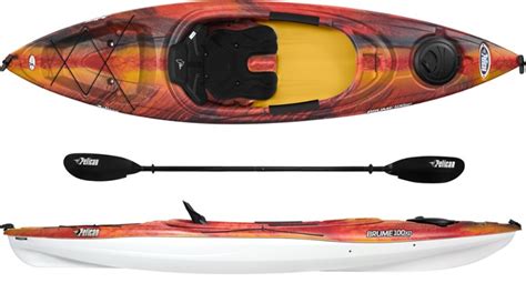 Pelican brume kayak - The Prime 100 Sit-on-top Recreational Kayak is one of the more versatile kayaks designed by Pelican. It features the same Ram-X materials with Twin Sheet Thermoformed construction to incorporate all the different plastics available. Much Like the Maxim, it is 10-feet long but has an adjustable seat on top for sitting.